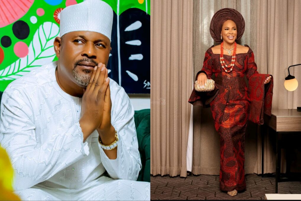 Actor Saidi Balogun And His Ex Wife Faithia Williams Celebrate