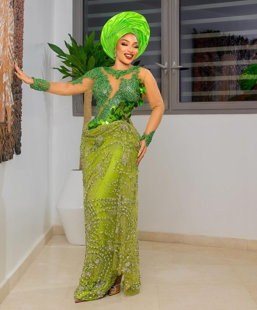 Glam Look Of The Day Tonto Dikeh Dazzles As Usual Glamsquad Magazine