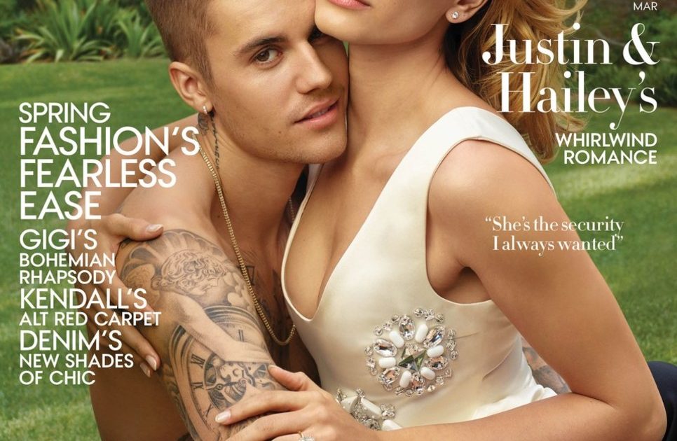 Hailey Bieber And Justin Cover The March 2019 Issue Of