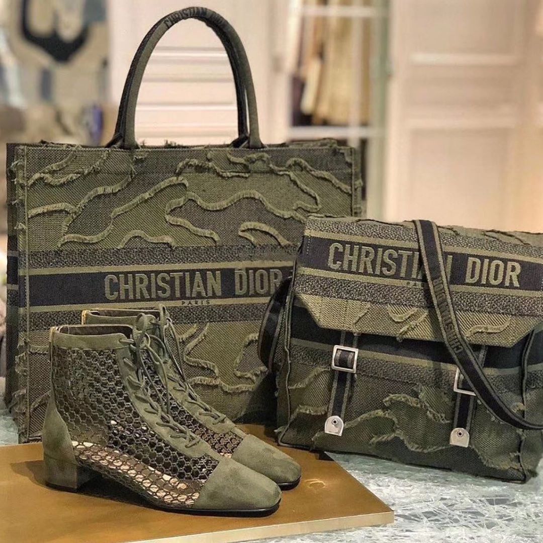 christian dior army bag