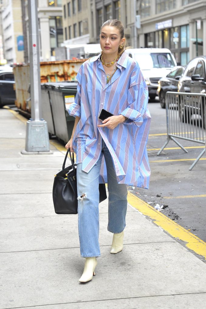 boyfriend shirt street style