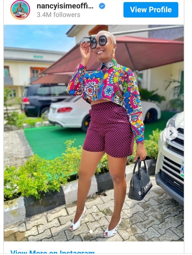 7 Gorgeous Ankara Outfits Nancy Isime Look Exceptional In – GLAMSQUAD ...