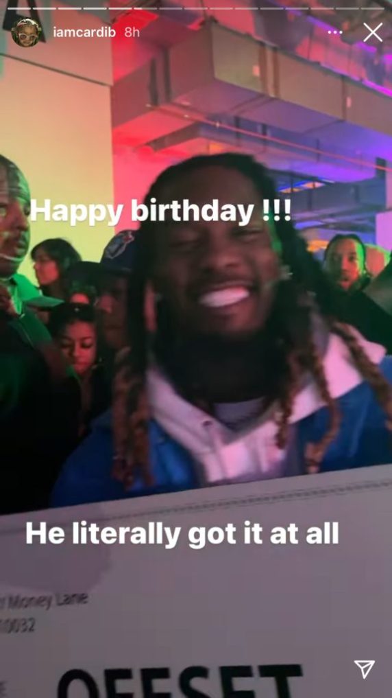 Cardi B Surprises Her Hubby Offset With A $2 Million Birthday Gift ...