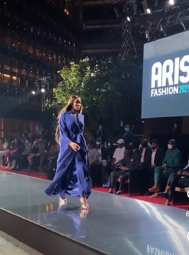 British Model Naomi Campbell Walks The Runway At Arise Fashion Week