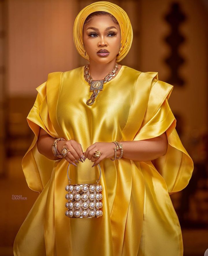 Glam Look Of The Day: Mercy Aigbe Stuns in an Abaya dress – GLAMSQUAD MAGAZINE
