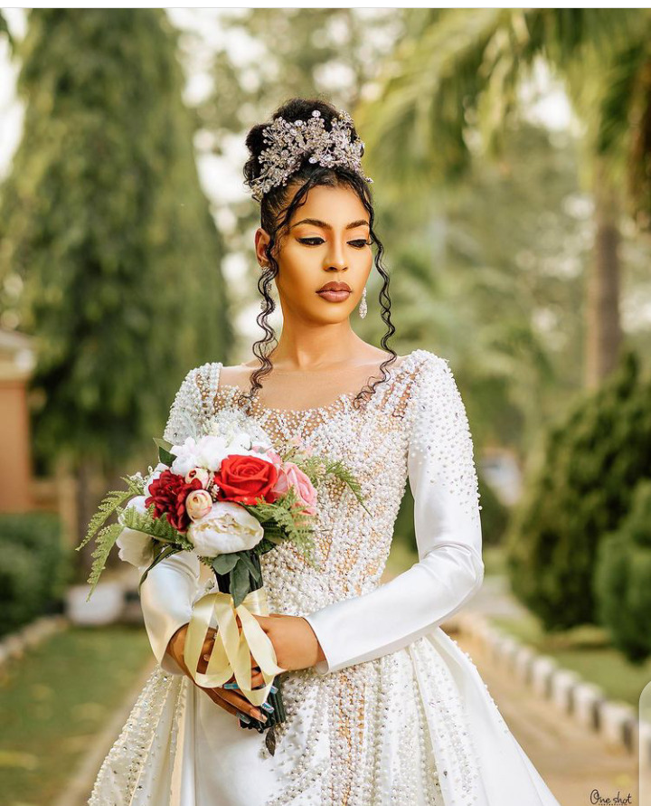 Glam Look Of The Day: Reality Tv Star Nini Stuns in a Bridal Gown ...