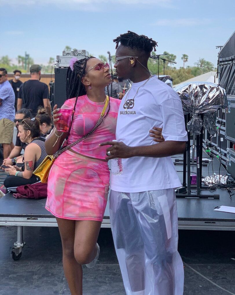 Mr Eazi and Temi Otedola