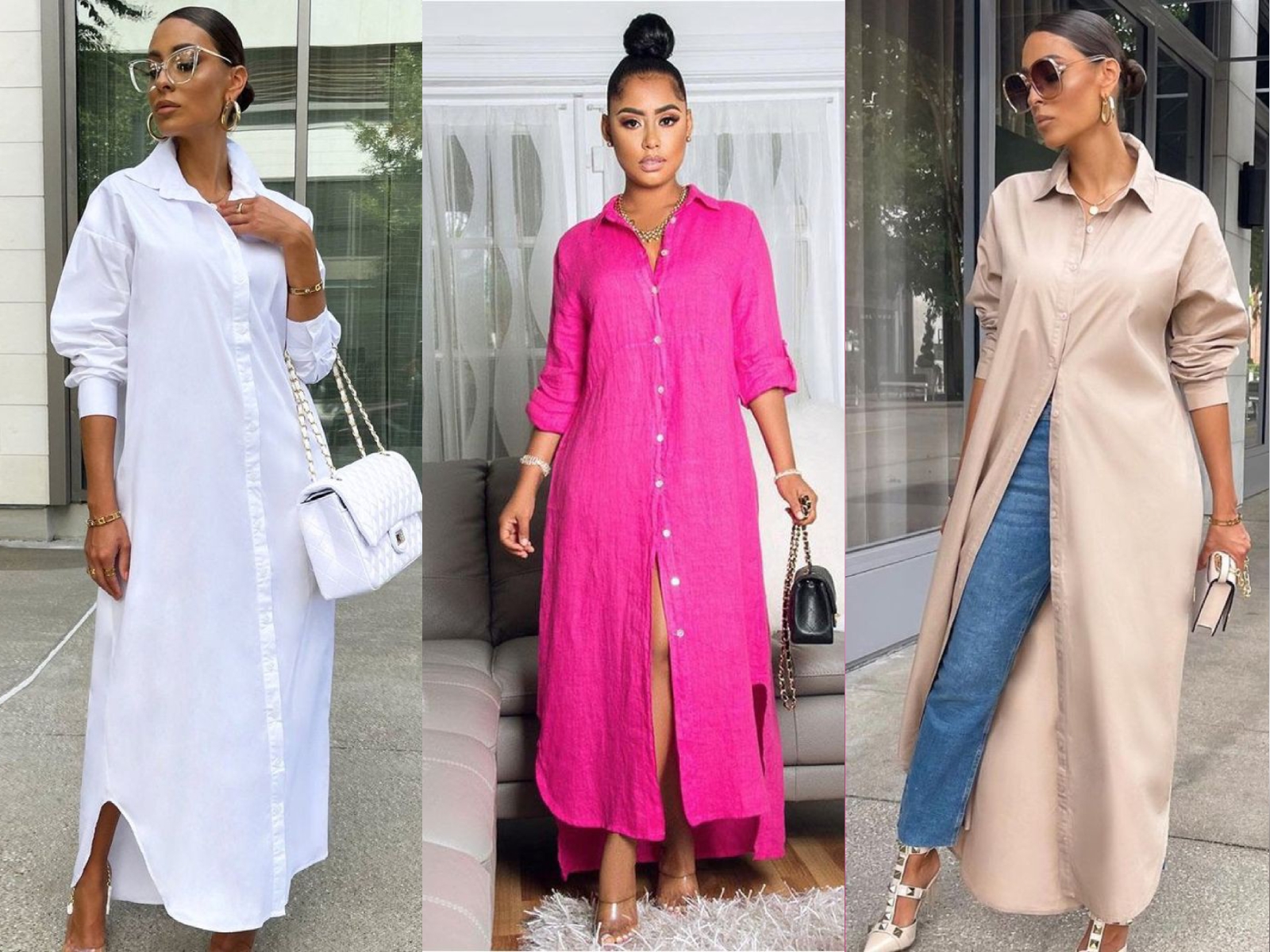 Shirt Dress Outfit Ideas for Ladies – GLAMSQUAD MAGAZINE