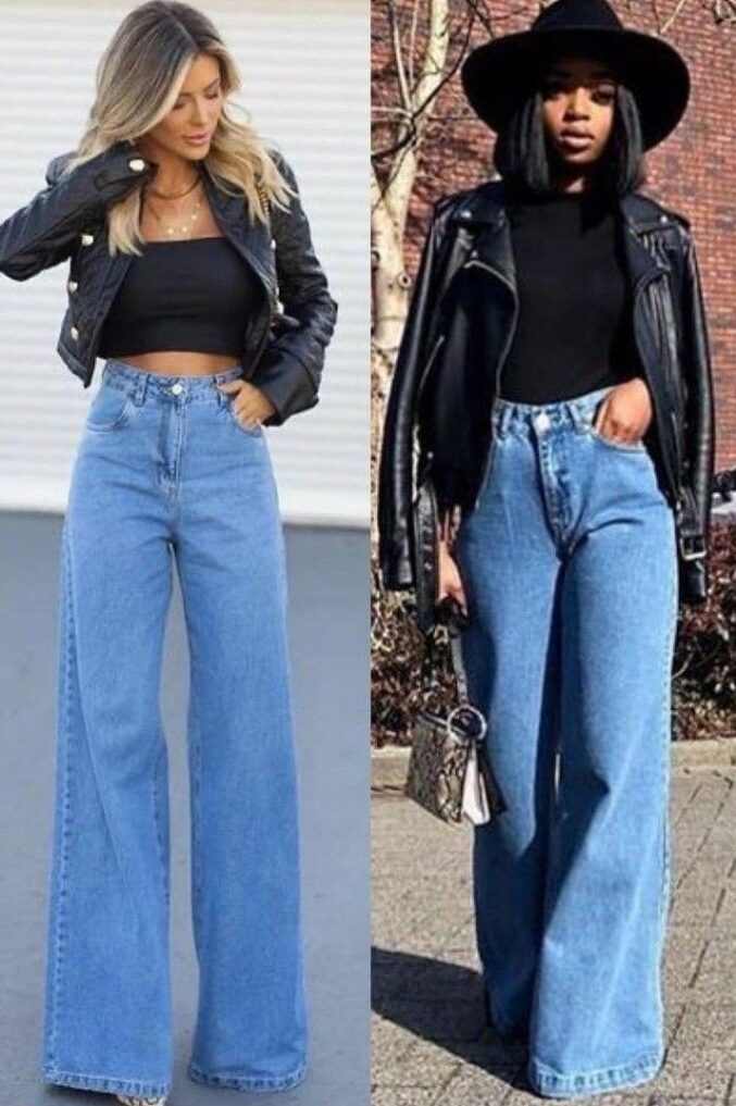 How To Wear Your Wide Leg Jeans Glamsquad Magazine