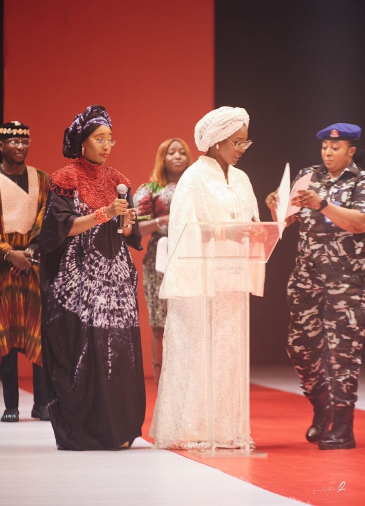 Kwara State First Lady Ambassador Dr Olufolake Abdulrasaq Speaks at the Adire Culture Africa Fashion Week Nigeria 2022