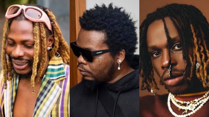 Asake, Olamide, and Fireboy/Novice2star