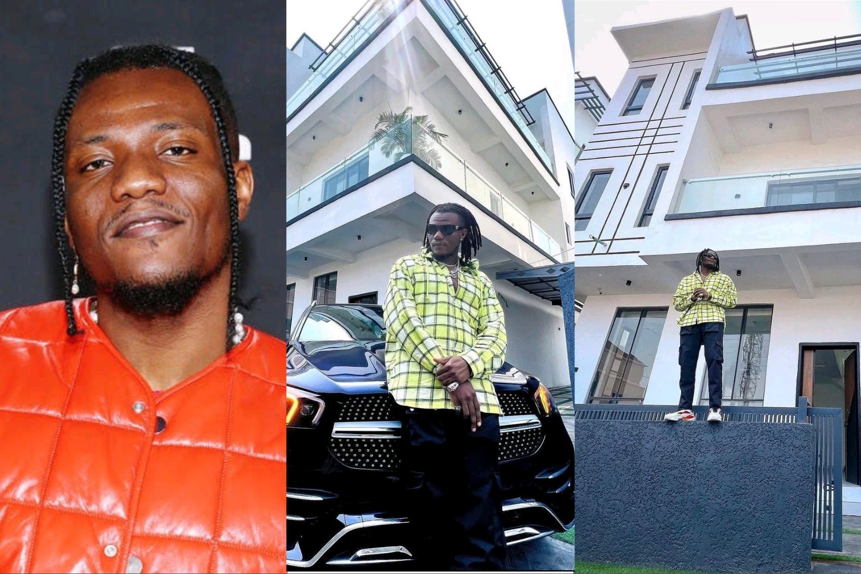 Photos Music producer, Pheelz acquires new mansion and SUV GLAMSQUAD