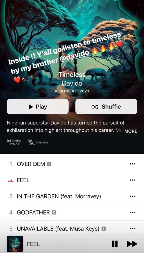 Wizkid shows love to Davido as he promotes his new album