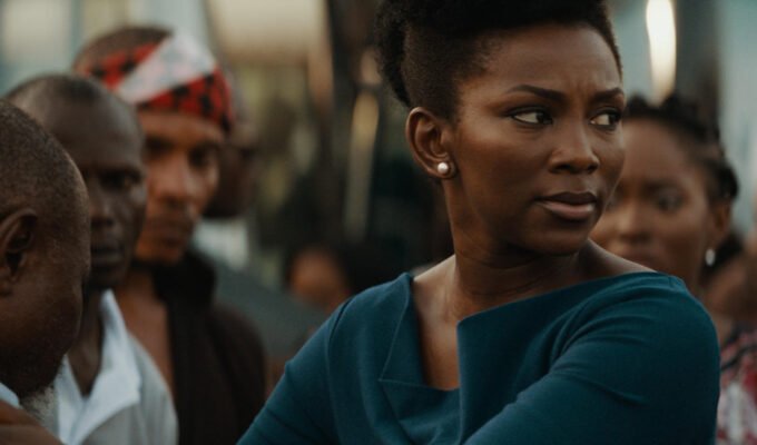 Genevieve in a scene of Lion Heart which was rejected by the Oscars