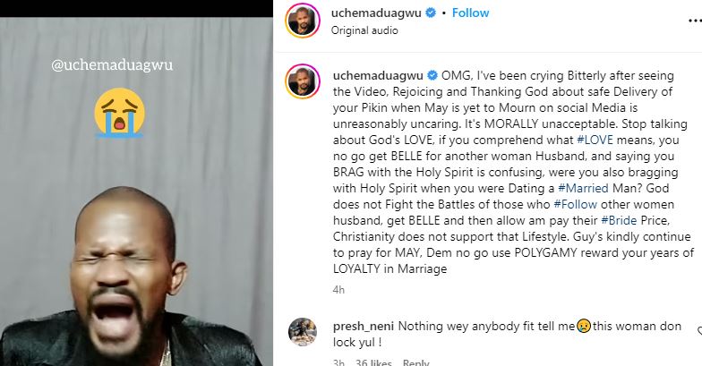 God does not fight the battles of those who follow other women's husbands Uche Maduagwu slams Judy Austin over her video
