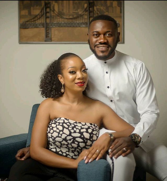 Deyemi Okanlawon and his wife 