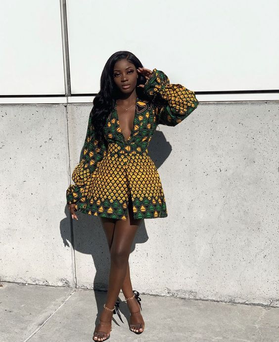 Mini Ankara Gown Style For First Date – GLAMSQUAD MAGAZINE