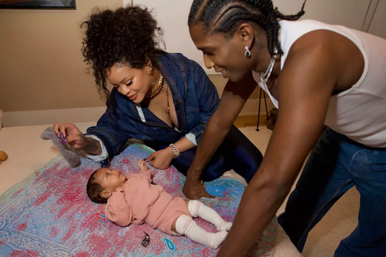 Rihanna and ASAP Rocky introduce baby Riot in adorable photos 
