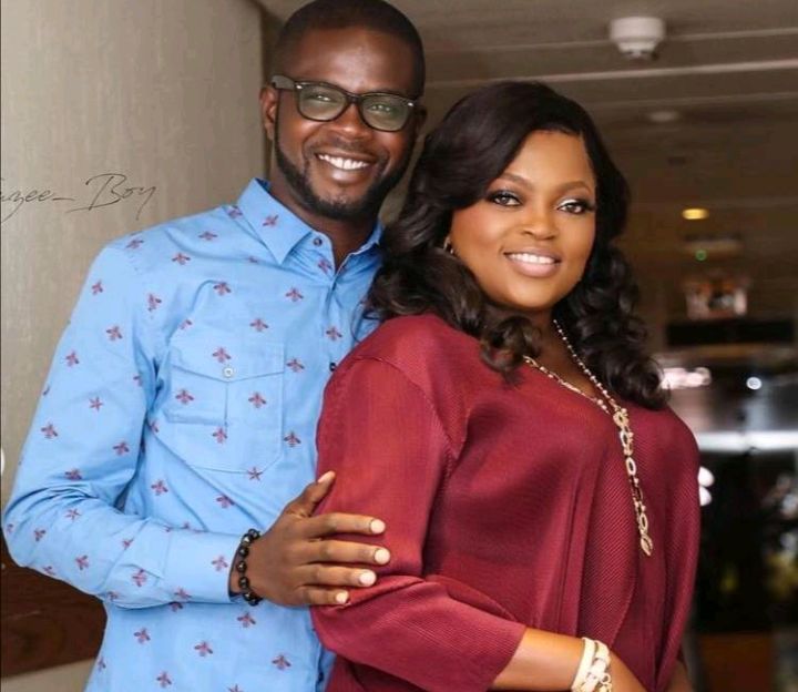 Funke Akindele and JJC Skillz 