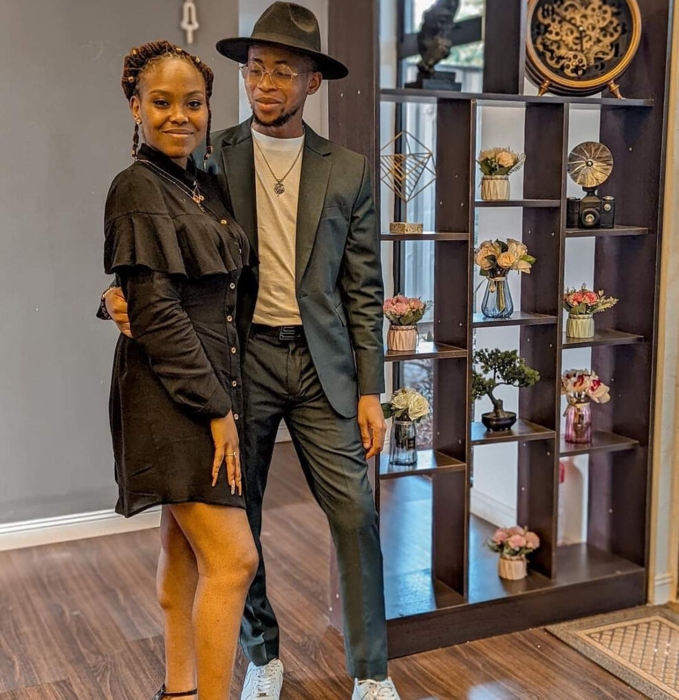 Solomon Buchi and his wife/LIB