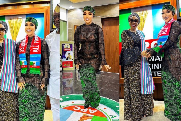 Tonto Dikeh defends decamping to APC says 'I am all about the progress of my country, I believe in Renewed Hope agenda'