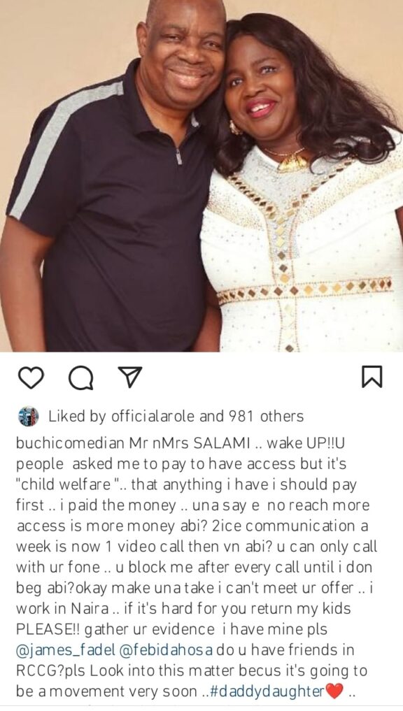 Comedian, Buchi calls out his ex-in-laws over custody battle Am tired of being strong
