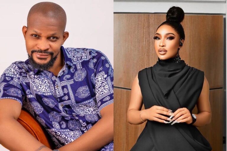 Uche Maduagwu emotional as Tonto Dikeh reportedly gifts him N900k and a plot of Land 