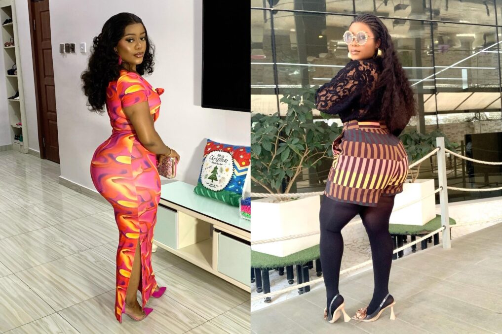 Nkechi Blessing, Moyo Lawal & 11 Nigerian female celebrities with natural backsides