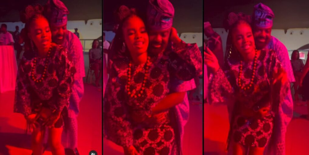 Netizens slam Kunle Afolayan’s inappropriate dance with daughter