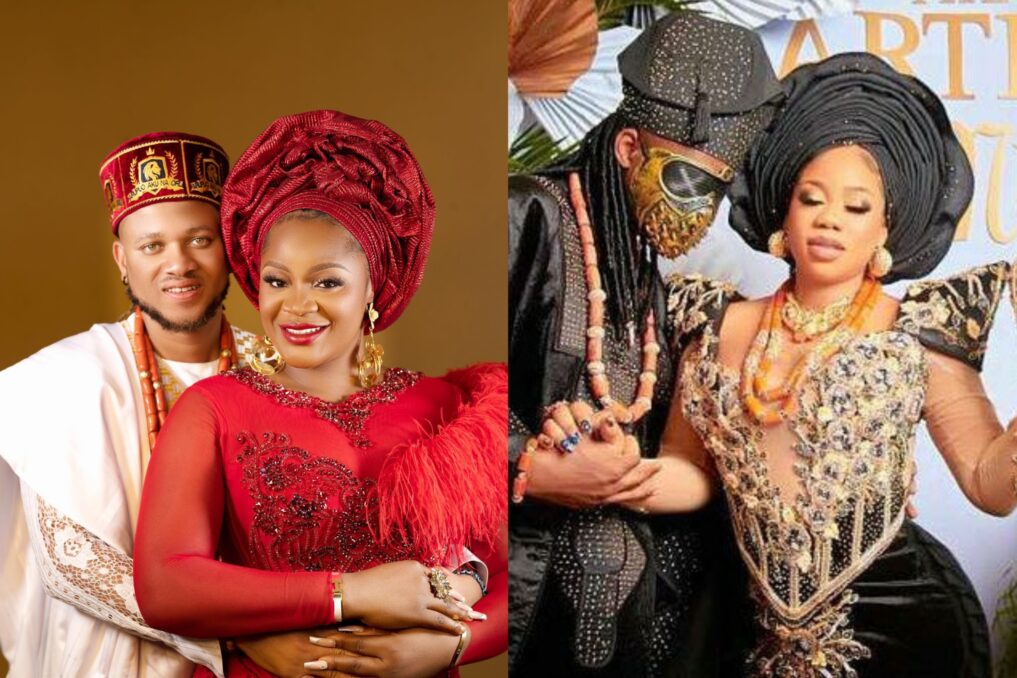 Uche Ogbodo, Toyin Lawani & 5 Nigerian female celebrities married to younger men