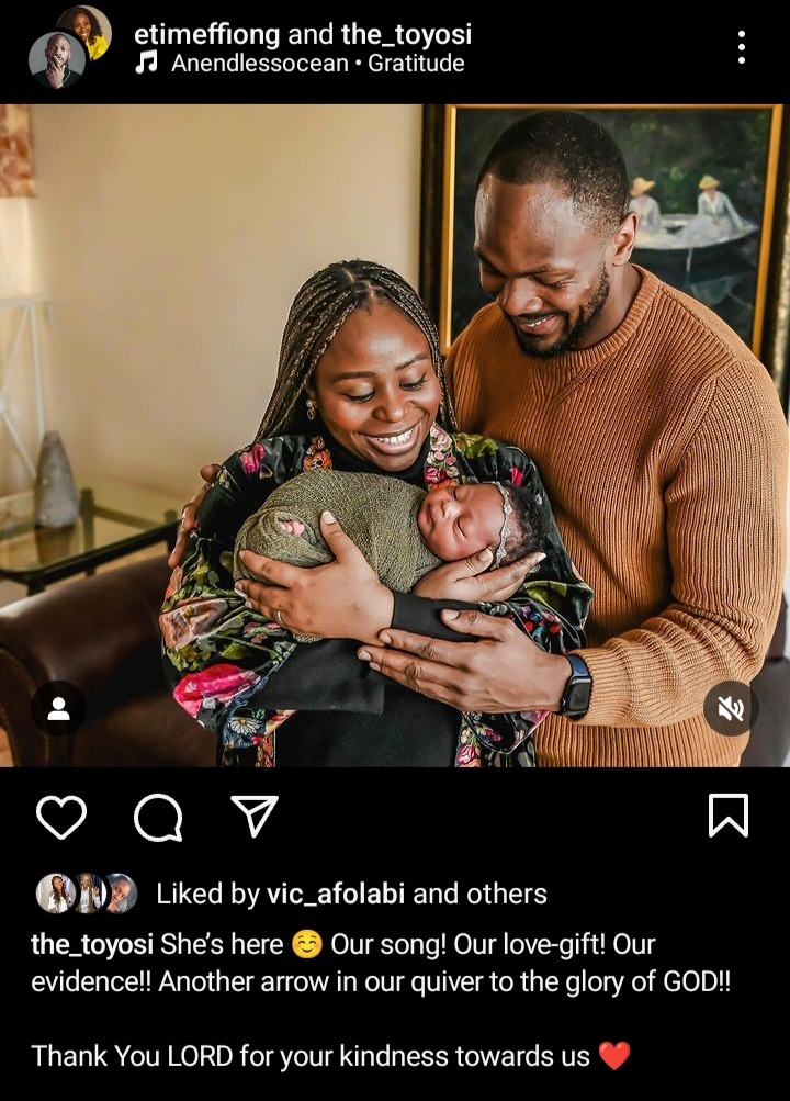 Daniel Etim Effiong And Wife Toyosi Welcome Third Child Glamsquad