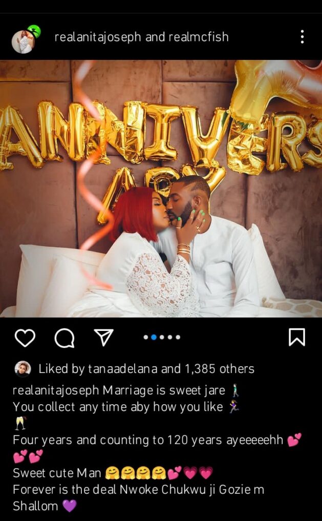 'Marriage is sweet, you collect anytime and anyhow' Anita Joseph spills
