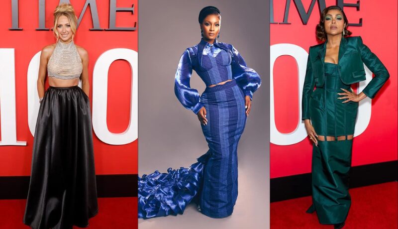 Osas Ighodaro, Taraji P. Henson and Others at the Time 100 red Carpet ...