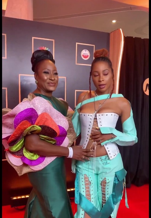 AMVCA 2024: Actress Ireti Doyle displays Mother-daughter Moment ...