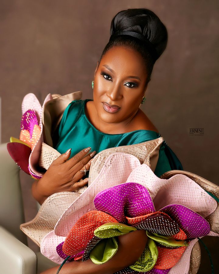 AMVCA 2024: Actress Ireti Doyle displays Mother-daughter Moment ...