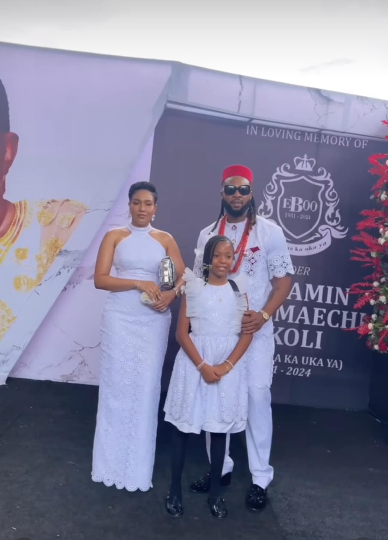 Photos and video of Flavour with his baby mama, Anna Banner at his ...