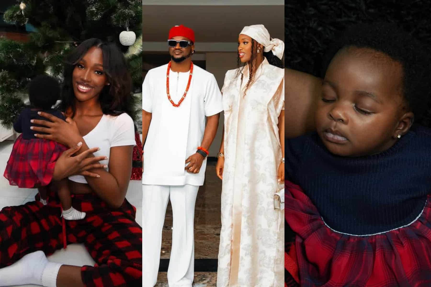 Music Star Paul Okoye's Wife Reveals Baby Imani's Face, Celebrates Transformative Year of Blessings