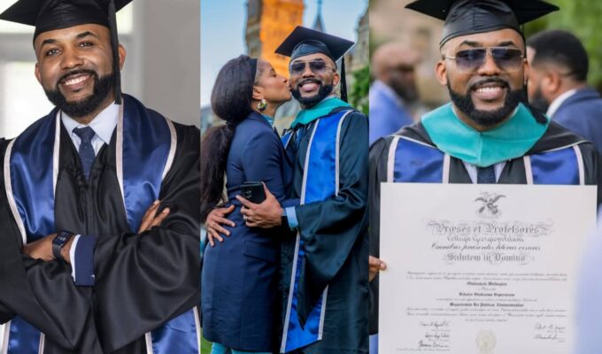 Banky W joyful as he bags Masters Degree from US university