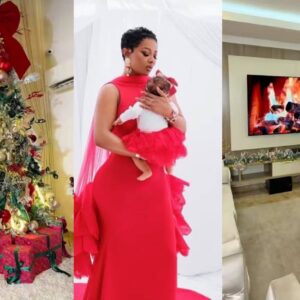 Toke Makinwa gears up for her first Christmas as a mother